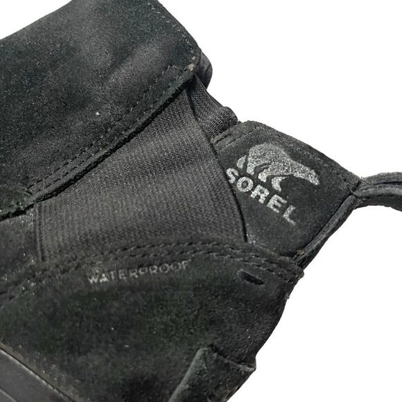 SOREL Girl’s Waterproof Suede Ankle Pull-On Booties 1Y - Picture 8 of 10